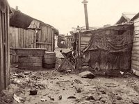 Klaićeva ulica. Nastambe na ciglani 1924. godine